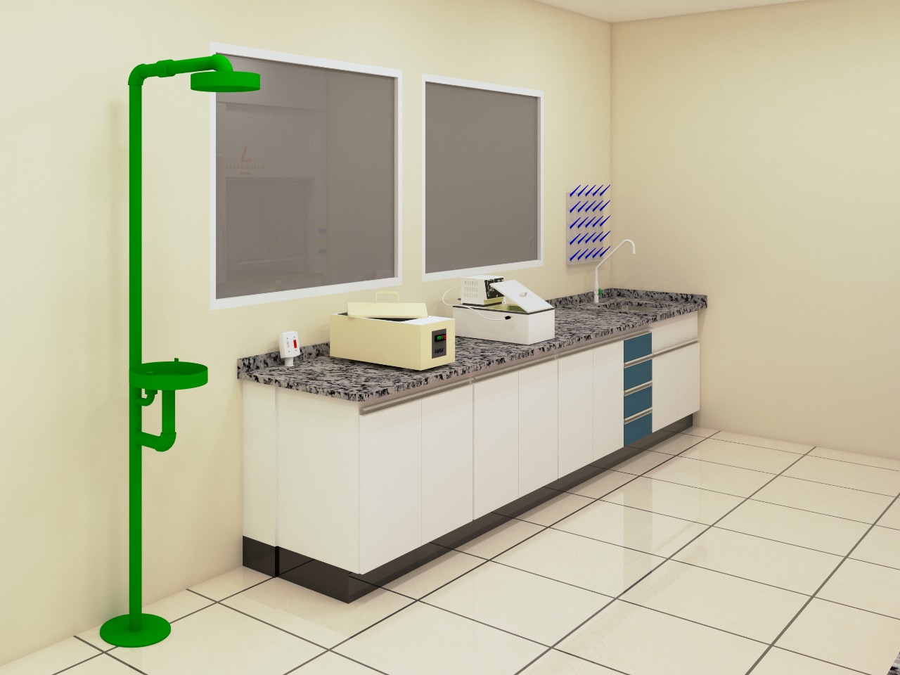 Bancadas para laboratório