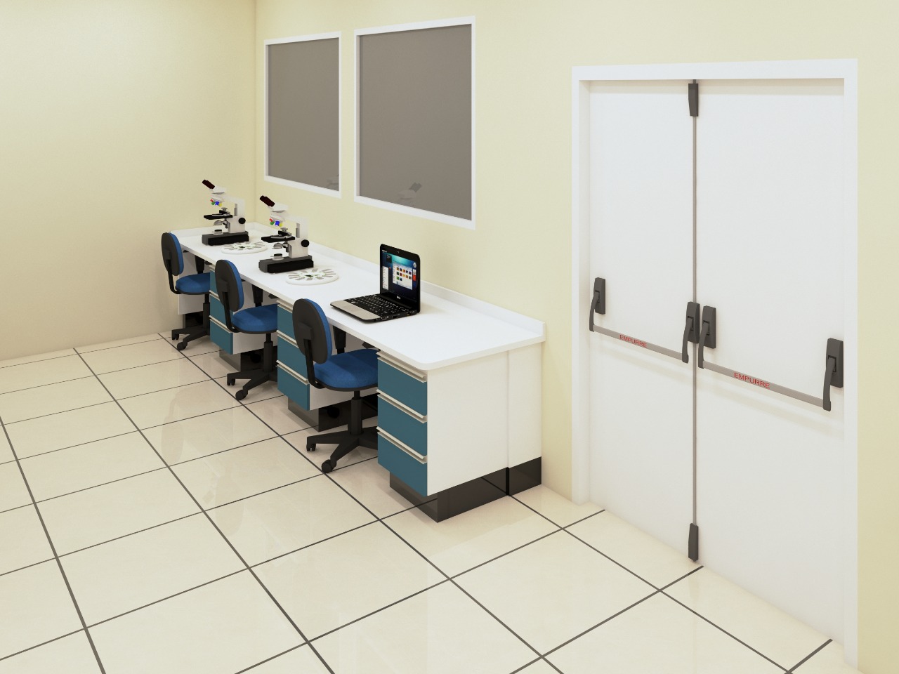 Reforma e adequação de laboratórios